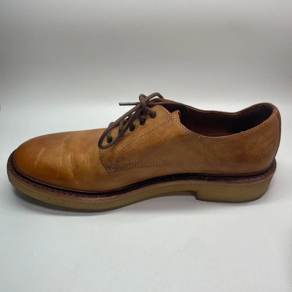 Frye Luke Oxford 88060 Plain Toe Shoes Leather Men's 9.5‎
